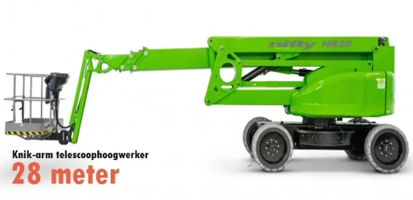 26 / 28 meter knik-arm-hoogwerker