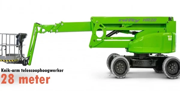 26 / 28 meter knik-arm-hoogwerker